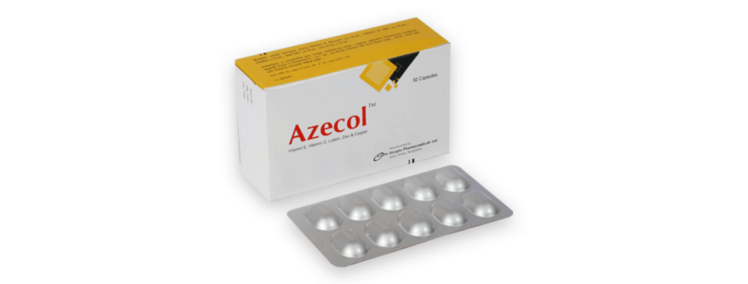 Azecol(Vitamin E, Vitamin C, Lutein, Zinc & Copper)