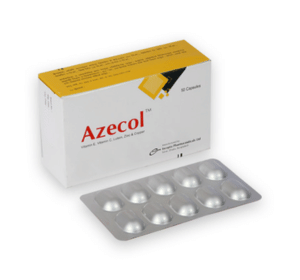 Azecol(Vitamin E, Vitamin C, Lutein, Zinc & Copper)
