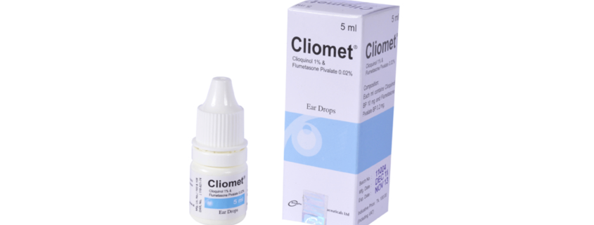 Cliomet Ear Drops(Clioquinol & Flumetasone )