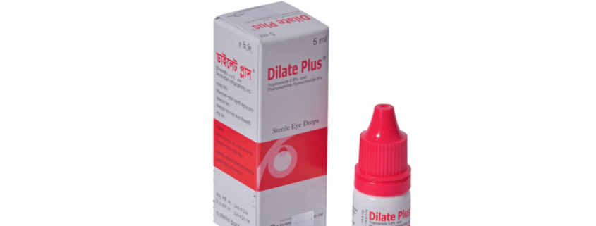 Dilate Plus(Tropicamide 0.8% & Phenylephrine Hydrochloride 5%)