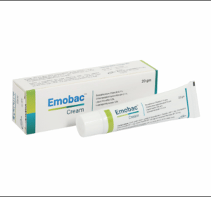 Emobac Cream(Benzalkonium Chloride 0.1%, Chlorhexidine Hydrochloride 0.1%, Liquid Paraffin 10%, Isopropyl Myristate 10%)