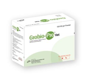 Grobiio-Pro vet Powder(Probiotics, Enzymes, Vitamins, Minerals and Amino acid Combination)
