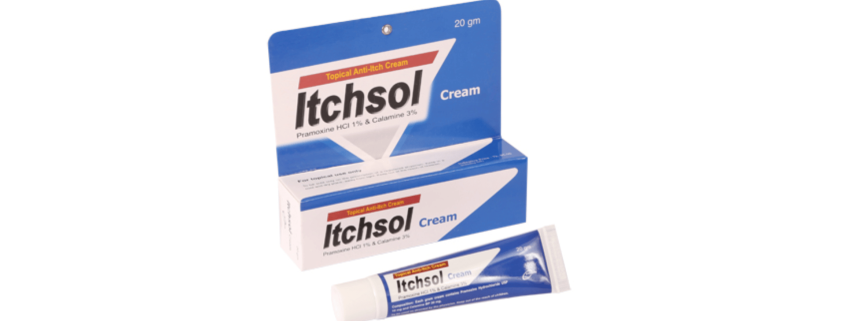 Itchsol cream(Pramoxine Hydrochloride + Calamine)