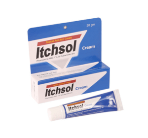 Itchsol cream(Pramoxine Hydrochloride + Calamine)