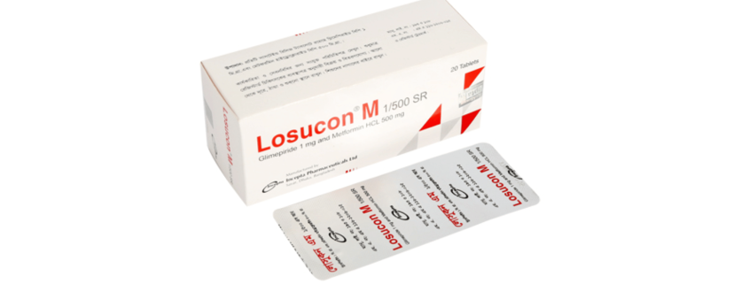 Losucon M 1/500 SR(Glimepiride + Metformin HCL )