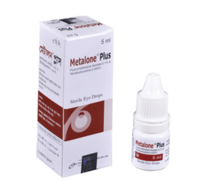 Metalone Plus Sterile Ophthalmic Suspension(Fluorometholone Acetate 0.1% & Tetrahydrozoline 0.025%)
