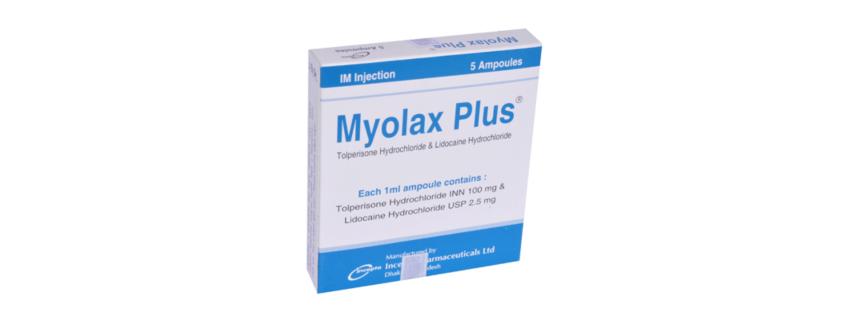 Myolax Plus(Tolperisone & Lidocaine)