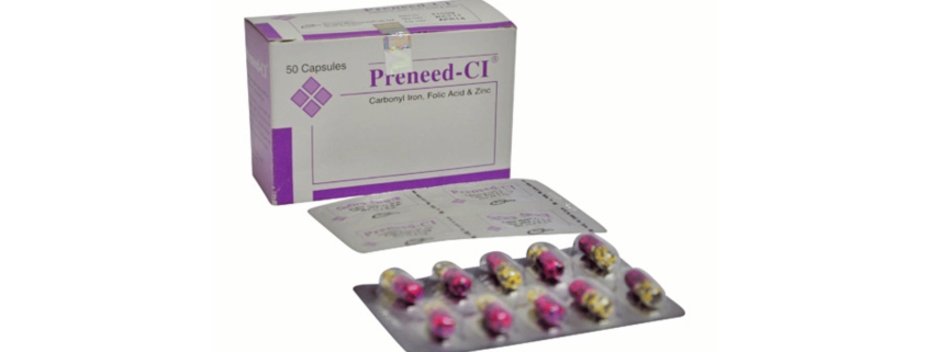 Preneed CI(Carbonyl Iron , Folic acid & Zinc)