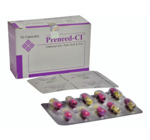 Preneed CI(Carbonyl Iron , Folic acid & Zinc)
