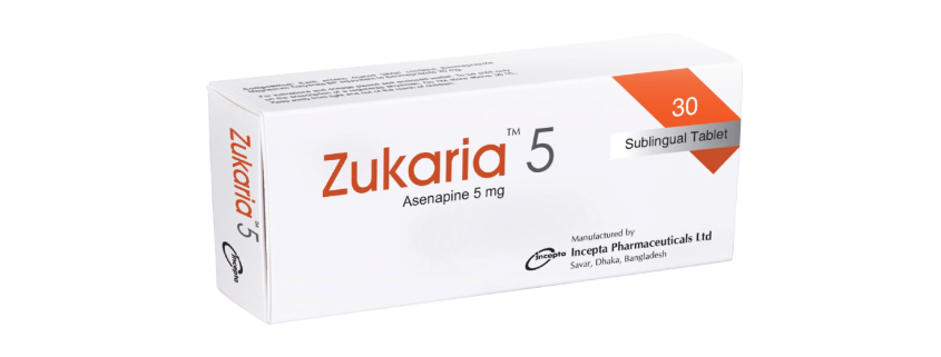 Zukaria(Asenapine Maleate Sublingual Tablet)